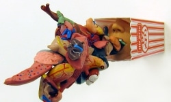 LATE LATE SHOW_______plastic, resin, rubber / 18X 55X 14 cm / 2011