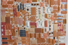 LOVE as a LIST OF VICARIOUS EDGES Series_______surgical scalpels, blades, pins, razors, bandages / various sizes / 2006 — 2010