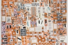 LOVE as a LIST OF VICARIOUS EDGES Series_______surgical scalpels, blades, pins, razors, bandages / various sizes / 2006 — 2010