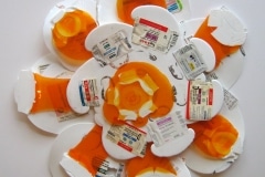 ISLAND OF THE LOTUS-EATERS # 02_______melted pill bottles, sintra