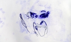 007____mimeograph carbon, alcohol on paper