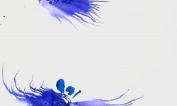 015_____ink blown onto paper with power tool blower