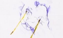 029____mimeograph carbon, alcohol, ink on paper