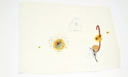 037_____mimeograph carbon, alcohol, ink on paper