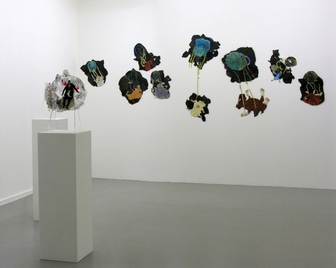 AUTOPSY OF THE MOMENT AND OTHER FLAT JESTURES_______installation view / Charlotte Moser Gallery / Geneva Switzerland / 2008