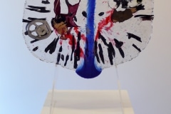 DILUTED BY RAIN_______heated and pressed mixed plastic / 40X43X1 cm / 2008