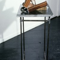 BUTTERFLY COLLECTION_______pig eyelids, mothballs / 56x42 cm / 1989