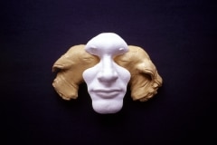 SELF—PORTRAIT WITH GOAT_______plaster / 1999