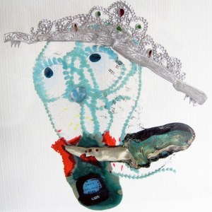 FOR A GOOD TIME CALL_______melted plastic / 33X 35cm / 2012