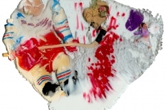 CRYING GAME / HELL & BACK PROJECT_______ melted plastic / 2006