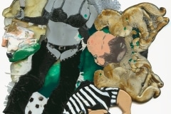 ZIDANE AND SALOME GRACES / HELL & BACK PROJECT_______ melted plastic / 2006
