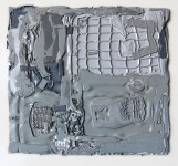 FROM_SPEEDY_CAR_ALL_LANDSCAPES_BELONG_TO_ME_______melted plastic / 70X70cm / 2016