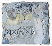 FROM_SPEEDY_CAR_ALL_LANDSCAPES_BELONG_TO_ME_______melted plastic / 70X70cm / 2016