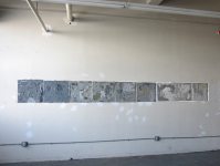 FROM_SPEEDY_CAR_ALL_LANDSCAPES_BELONG_TO_ME_______melted plastic / installation view / 2016
