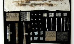 MOTH COLLECTION_______debris from heroin and crack use / various sizes / 2011