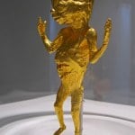 IF JESUS HAD BEEN AN ABORTION HOW HAPPY WE WOULD BE_______15 x 7 x 4 cm, 24 karat gold plated cast bronze / 2009 / Edition of 3 + 1 AP
