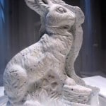 IN PILLS WE TRUST: DOWNER BUNNY_______Pressed Dextroamphetamine Pills in Form of Easter Bunny / 20 x 16 x 5 cm
