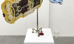 THE CAR ACCIDENT / 67X85X45 cm / mixed media, plastic, metal / 2018