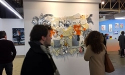 DRUNK OFF MY SHITTING, SNEEZING LADY I DID TUMBLED / mixed media, plastic / 2018 / ART ROTTERDAM