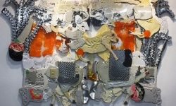 DRUNK OFF MY SHITTING, SNEEZING LADY I DID TUMBLED / mixed media, plastic / 2018